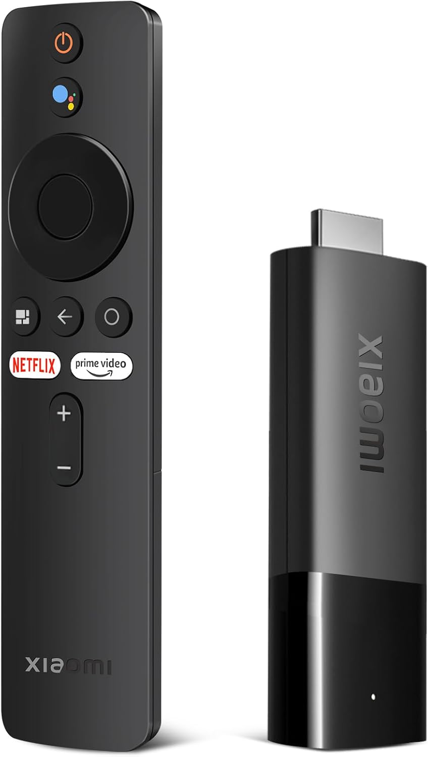 Xiaomi TV Stick 4K, Mi Streaming Android TV Stick,Android T V 11 Streaming Device,Built - in Chromecast,IR Bluetooth Remote,Google Vocal Assistant, Compatible with Dolby Atmos and Dolby Vision, Black - TechsWorld