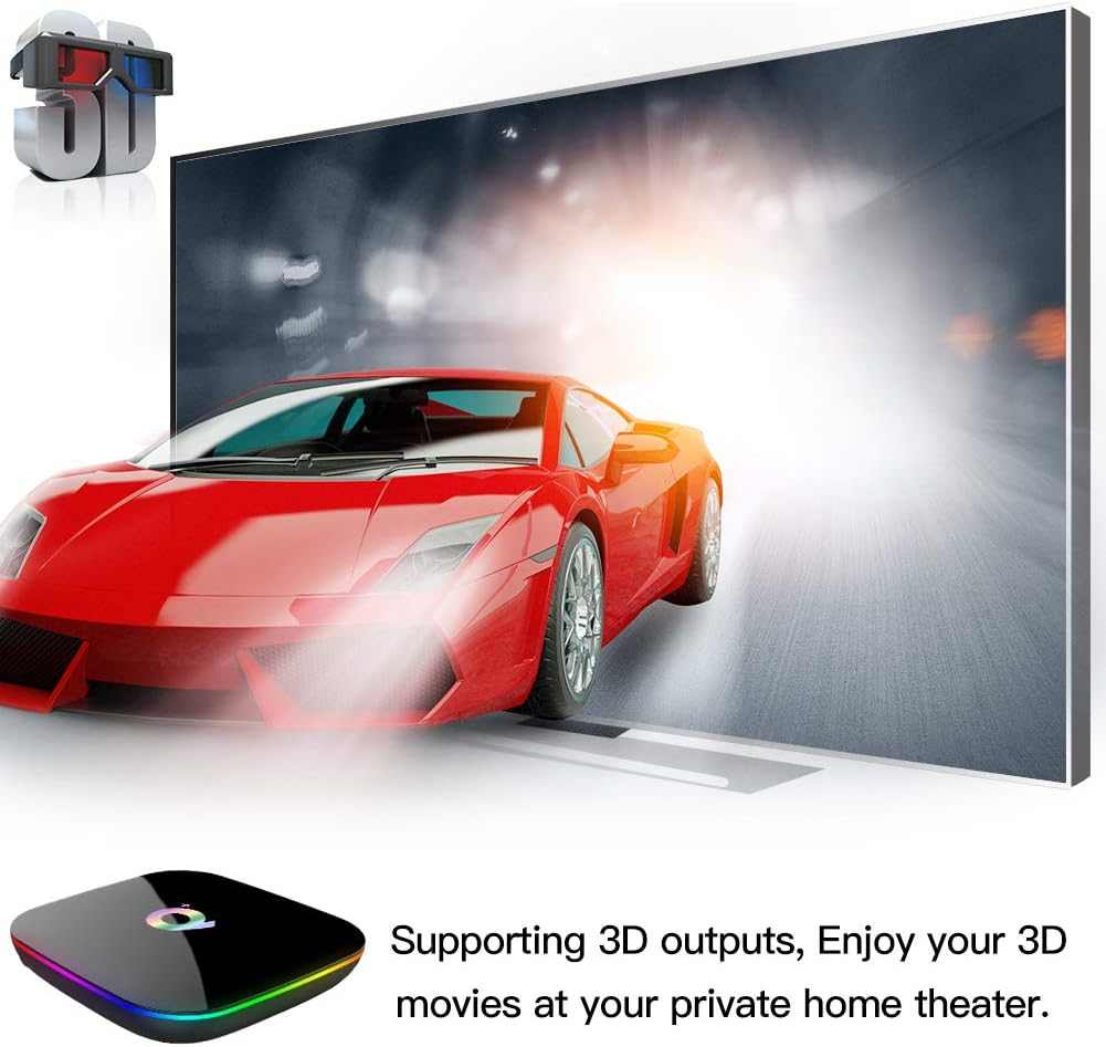 Q PLUS Android 10.0 TV Box, Android Box 4GB RAM/32GB ROM H616 Quad - Core TV Box 2.4Ghz WiFi 6K HDMI 2.0 3D Smart TV BOX - TechsWorld